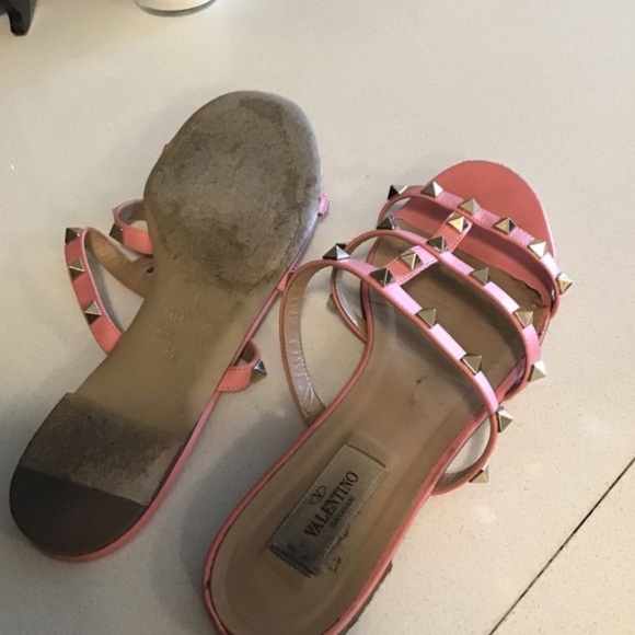 🔥sold🔥Authentic pink Valentino rockstud flats - size 39 - Picture 4 of 9
